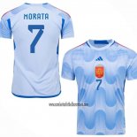 Camiseta Espana Jugador Morata Segunda 2022