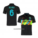 Camiseta Inter Milan Jugador De Vrij Tercera 2021 2022
