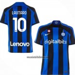 Camiseta Inter Milan Jugador Lautaro Primera 2022 2023