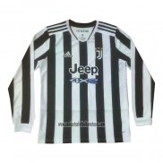 Camiseta Juventus Primera Manga Larga 2021 2022