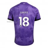 Camiseta Liverpool Jugador Gakpo Tercera 2023 2024