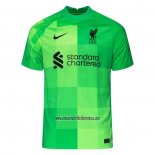 Camiseta Liverpool Portero 2021 2022 Verde