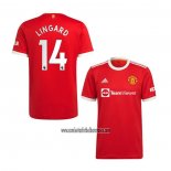Camiseta Manchester United Jugador Lingard Primera 2021 2022