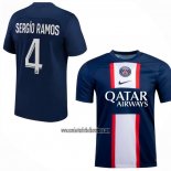 Camiseta Paris Saint-Germain Jugador Sergio Ramos Primera 2022 2023