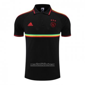 Camiseta Polo del Ajax 2022 2023 Negro