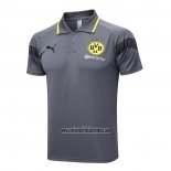 Camiseta Polo del Borussia Dortmund 2023 2024 Gris