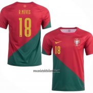 Camiseta Portugal Jugador R.Neves Primera 2022