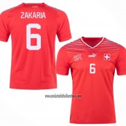 Camiseta Suiza Jugador Zakaria Primera 2022