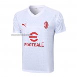 Camiseta de Entrenamiento AC Milan 2023 2024 Blanco