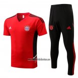 Chandal del Bayern Munich Manga Corta 2022 2023 Rojo