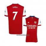 Camiseta Arsenal Jugador Saka Primera 2021 2022