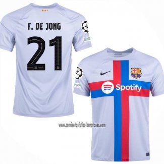 Camiseta Barcelona Jugador F.De Jong Tercera 2022 2023