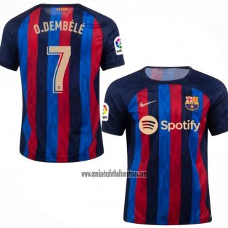 Camiseta Barcelona Jugador O.Dembele Segunda 2022 2023