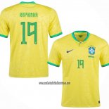 Camiseta Brasil Jugador Raphinha Primera 2022