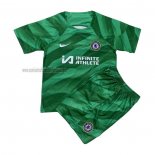 Camiseta Chelsea Portero Nino 2023 2024 Verde