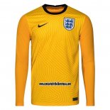 Camiseta Inglaterra Portero Manga Larga 2020 2021 Amarillo