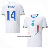 Camiseta Italia Jugador Chiesa Segunda 2022