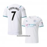 Camiseta Manchester City Jugador Sterling Segunda 2021 2022