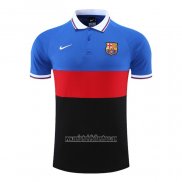 Camiseta Polo del Barcelona 2022 2023 Azul Rojo Negro
