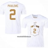 Camiseta Serbia Jugador Pavlovic Segunda 2022