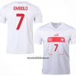 Camiseta Suiza Jugador Embolo Segunda 2022