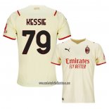 Camiseta AC Milan Jugador Kessie Segunda 2021 2022