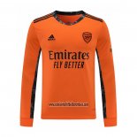 Camiseta Arsenal Portero Manga Larga 2020 2021 Naranja