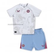 Camiseta Aston Villa Segunda Nino 2023 2024