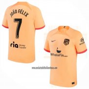 Camiseta Atletico Madrid Jugador Joao Felix Tercera 2022 2023