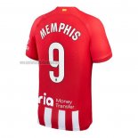Camiseta Atletico Madrid Jugador Memphis Primera 2023 2024