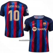Camiseta Barcelona Jugador Ansu Fati Primera 22-23
