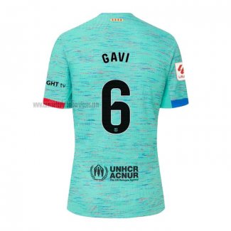 Camiseta Barcelona Jugador Gavi Tercera 2023 2024