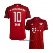 Camiseta Bayern Munich Jugador Sane Primera 2021 2022