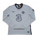 Camiseta Chelsea Segunda Manga Larga 2020 2021