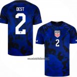 Camiseta Estados Unidos Jugador Dest Segunda 2022
