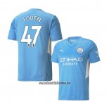 Camiseta Manchester City Jugador Foden Primera 2021 2022