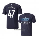 Camiseta Manchester City Jugador Foden Tercera 2021 2022