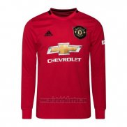 Camiseta Manchester United Primera Manga Larga 2019 2020