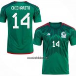 Camiseta Mexico Jugador Chicharito Primera 2022