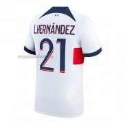 Camiseta Paris Saint-Germain Jugador L.Hernandez Segunda 2023 2024