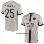 Camiseta Paris Saint-Germain Jugador N.Mendes Segunda 2022 2023