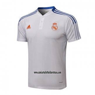 Camiseta Polo del Real Madrid 2021 2022 Blanco
