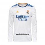 Camiseta Real Madrid Primera Manga Larga 2021 2022