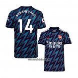 Camiseta Arsenal Jugador Aubameyang Tercera 2021 2022