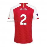 Camiseta Arsenal Jugador Saliba Primera 2023 2024