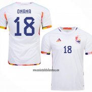 Camiseta Belgica Jugador Onana Segunda 2022