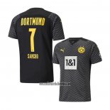 Camiseta Borussia Dortmund Jugador Sancho Segunda 2021 2022