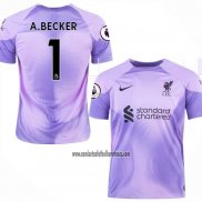 Camiseta Liverpool Portero Jugador A.Becker Primera 2022 2023