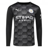 Camiseta Manchester City Portero Primera Manga Larga 2020 2021
