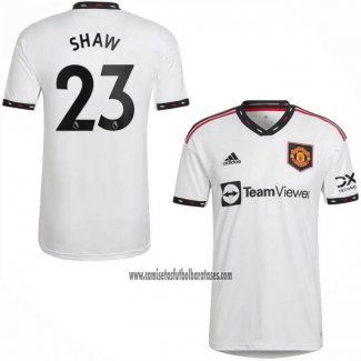 Camiseta Manchester United Jugador Shaw Segunda 2022 2023
